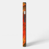 Firestorm Nova Abstrakte Kunst iPhone Hülle (Linke Seite)