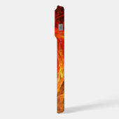 Firestorm Nova Abstrakte Kunst iPhone Hülle (Linke Seite)