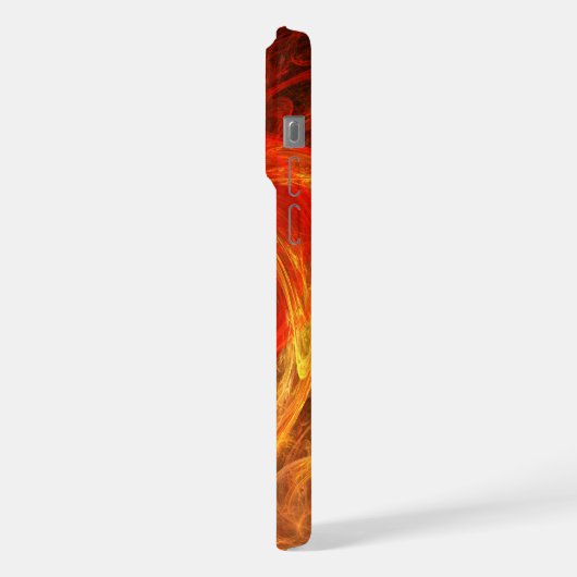 Firestorm Nova Abstrakte Kunst iPhone Hülle (Linke Seite)