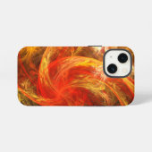 Firestorm Nova Abstrakte Kunst iPhone Hülle (Rückseite (Horizontal))