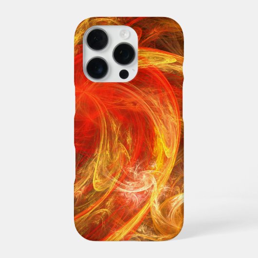 Firestorm Nova Abstrakte Kunst iPhone Hülle (Rückseite)