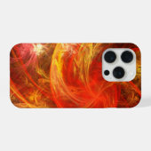 Firestorm Nova Abstrakte Kunst iPhone Hülle (Rückseite (Horizontal))