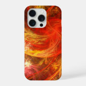 Firestorm Nova Abstrakte Kunst iPhone Hülle (Rückseite)