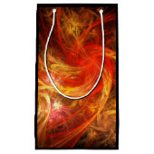 Firestorm Nova Abstrakte Kunst Kleine Geschenktüte (Vorderseite)