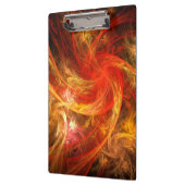 Firestorm Nova Abstrakte Kunst Klemmbrett (Links)