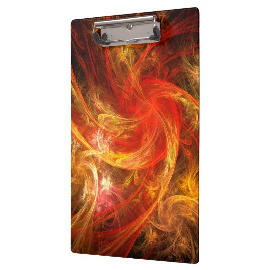 Firestorm Nova Abstrakte Kunst Klemmbrett (Links)