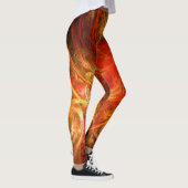 Firestorm Nova Abstrakte Kunst Leggings (Rechts)