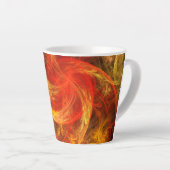 Firestorm Nova Abstrakte Kunst Milchtasse (Rechte Ecke)