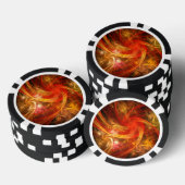 Firestorm Nova Abstrakte Kunst Pokerchips (Stapel)