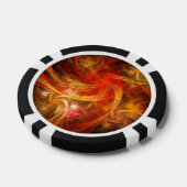 Firestorm Nova Abstrakte Kunst Pokerchips (Einzeln)