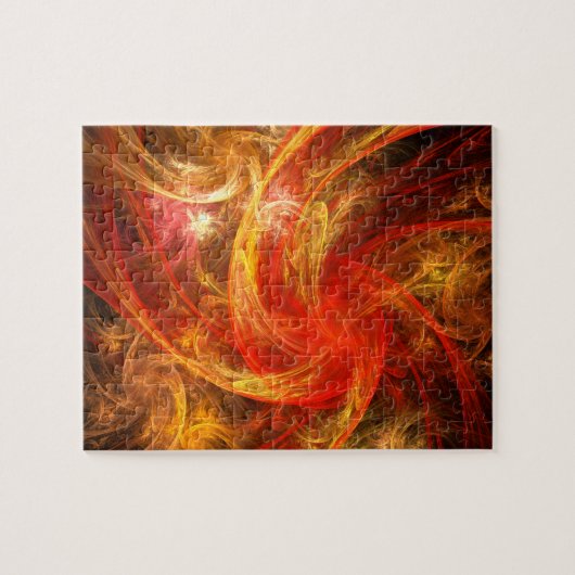 Firestorm Nova Abstrakte Kunst Puzzle (Horizontal)
