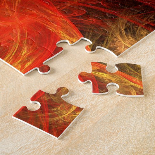 Firestorm Nova Abstrakte Kunst Puzzle (Seite)