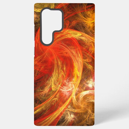Firestorm Nova Abstrakte Kunst Samsung Galaxy Hülle (Rückseite)