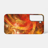 Firestorm Nova Abstrakte Kunst Samsung Galaxy Hülle (Rückseite (Horizontal))