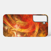 Firestorm Nova Abstrakte Kunst Samsung Galaxy Hülle (Rückseite (Horizontal))