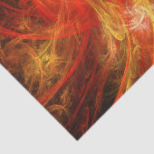 Firestorm Nova Abstrakte Kunst Seidenpapier (Ausschnitt)