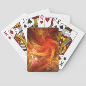 Firestorm Nova Abstrakte Kunst Spielkarten (Rückseite)