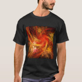 Firestorm Nova Abstrakte Kunst T-Shirt (Vorderseite)
