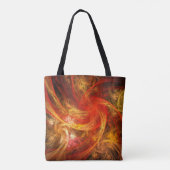 Firestorm Nova Abstrakte Kunst Tasche (Rückseite)