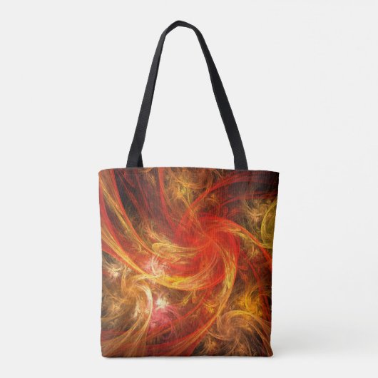 Firestorm Nova Abstrakte Kunst Tasche (Rückseite)