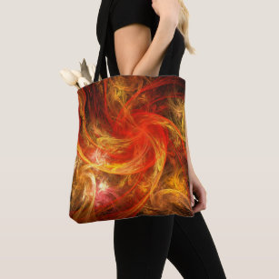 Firestorm Nova Abstrakte Kunst Tasche