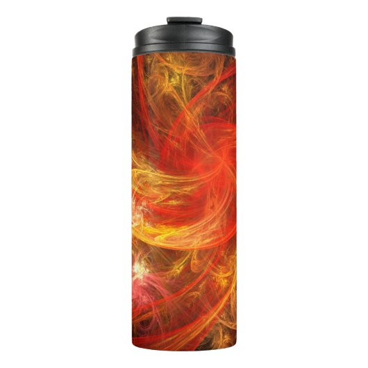 Firestorm Nova Abstrakte Kunst Thermosbecher (Vorderseite)