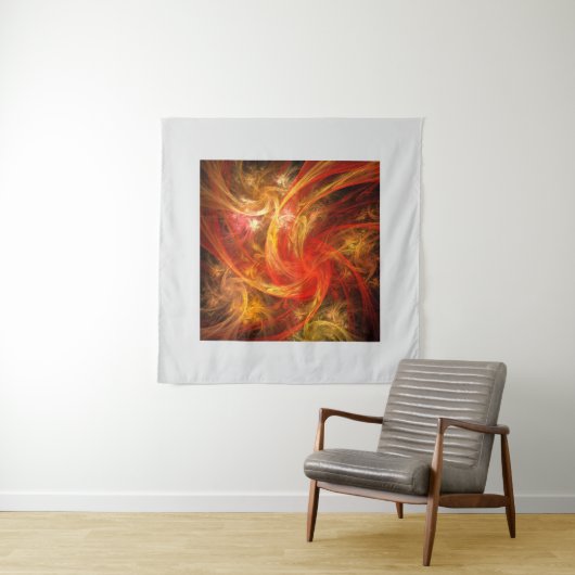 Firestorm Nova Abstrakte Kunst Wandteppich (Beispiel (Horizontal))