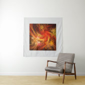 Firestorm Nova Abstrakte Kunst Wandteppich (Beispiel)