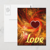 Firestorm Nova Liebe Postkarte (Vorne/Hinten)