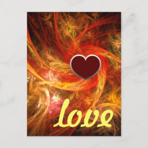 Firestorm Nova Liebe Postkarte