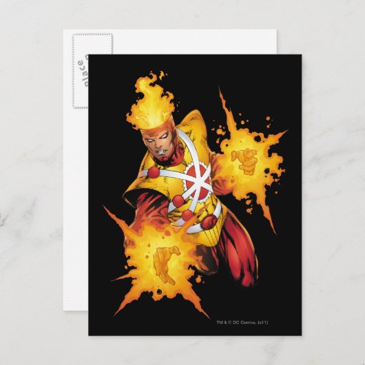 Firestorm Punch Postkarte (Vorne/Hinten)
