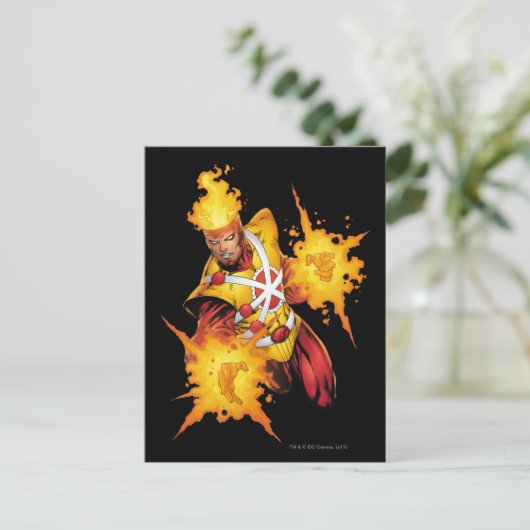 Firestorm Punch Postkarte (Stehend Vorderseite)