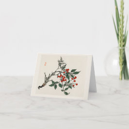 Firethorns traditionelles Japanisch Karte