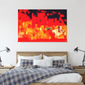 Firetown von Maxwell Kerr Leinwanddruck (Insitu (Schlafzimmer))