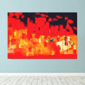 Firetown von Maxwell Kerr Leinwanddruck (Insitu (Holzboden))