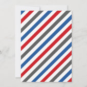 Firetruck Firefighter Kids Birthday Invitation Einladung (Rückseite)