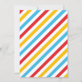 Firetruck Firefighter Kids Birthday Invitation Einladung (Rückseite)