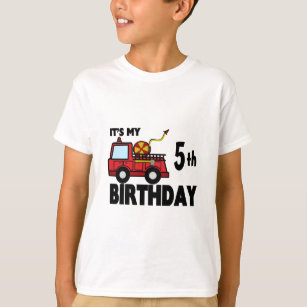 FireTruck-Geburtstag T-Shirt