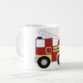 Firetruck Kaffeetasse (Vorderseite Links)
