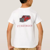 Firetruck mit Front und Rückseite T-Shirt (Rückseite)