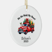 Firetruck Ornament, Firefighter Ornament, Fireman  Keramik Ornament (Rechts)