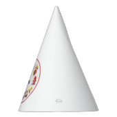 Firetrucks Boy 1st Birthday | Cute Little party Partyhütchen (Rechts)