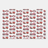 Firetrucks Geschenkpapier Set (Vorderseite 3)