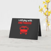 Firetrucks Karte (Gelbe Blume)