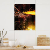 Firewall durch Lightform Poster (Küche)