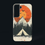 Firewatch Forest Moon Phone Case Samsung Galaxy Hülle<br><div class="desc">Ein einsames Zelt sitzt unter einem gewaltigen roten Mond in einer stimmungsvollen Waldlandschaft - ideal für Outdoor-Liebhaber und Abenteuerlustige.</div>
