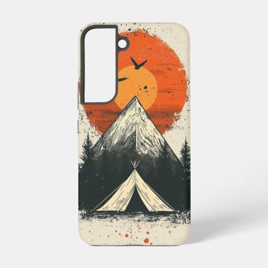 Firewatch Forest Moon Phone Case Samsung Galaxy Hülle (Rückseite)