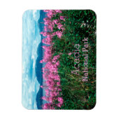 Fireweed Blossoms, Baker Island, Acadia NP Magnet (Vertikal)