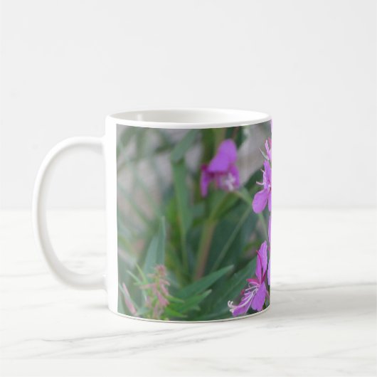 Fireweed-Blumen-Tasse Kaffeetasse (Links)
