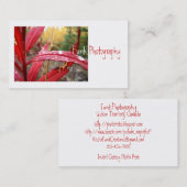 Fireweed im Fall Visitenkarte (Vorne/Hinten)